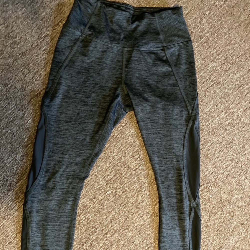 Dark Gray Spandex/polyester leggings